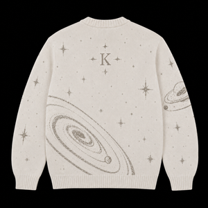 KORVAN Stellar Knit Sweater — Bone Edition